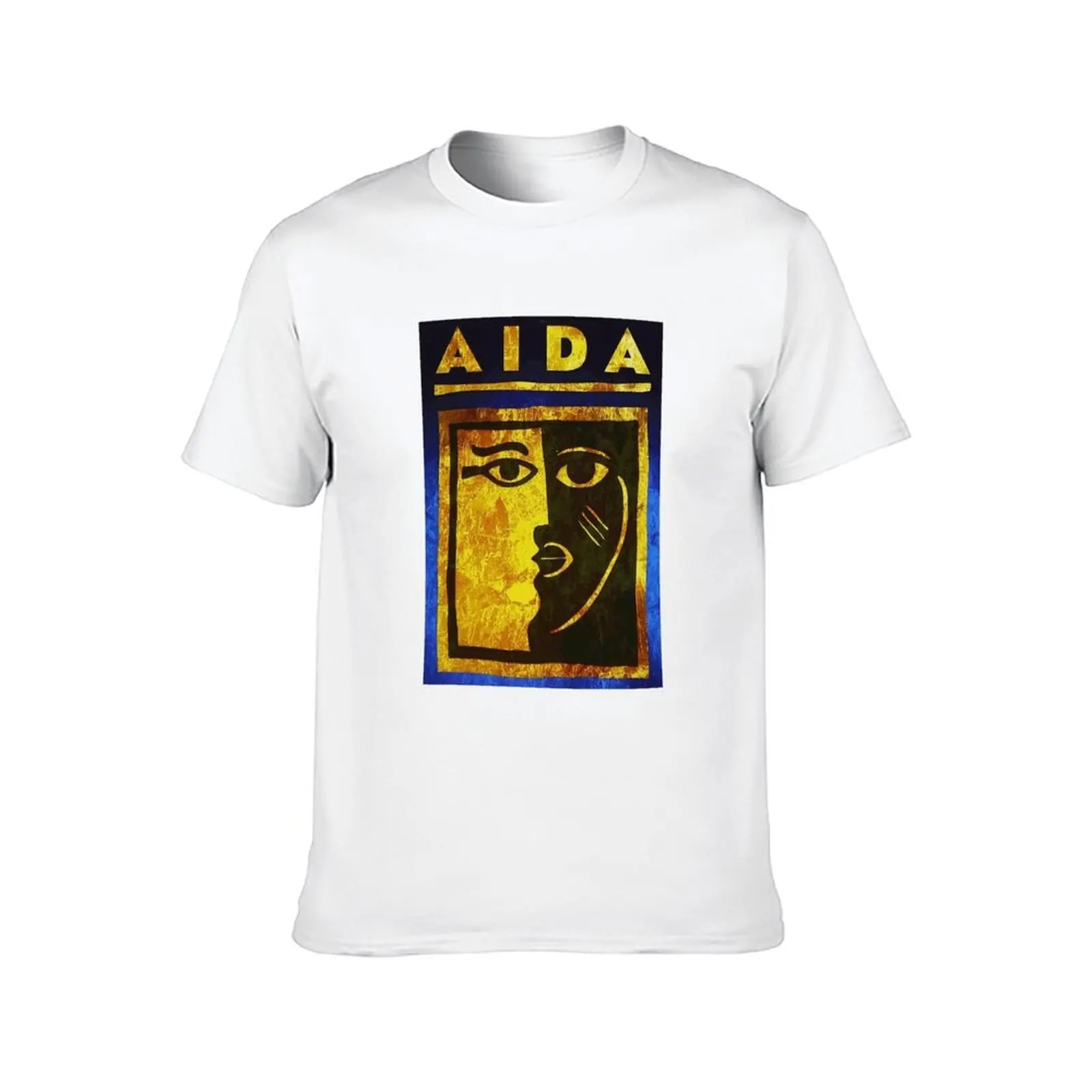 Aida met prints slim pakket voor Musical T-Shirt man shirts zwart effen katoenen shirts man voor t t-shirt t fit