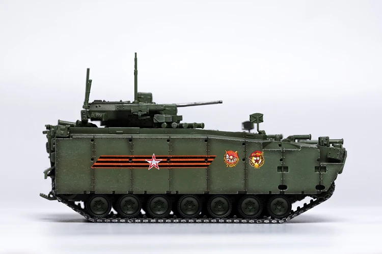 1: 72 12205pa Russian kurganets-25 IFV  armored vehicle model  Military parade coating  Finished product collection model