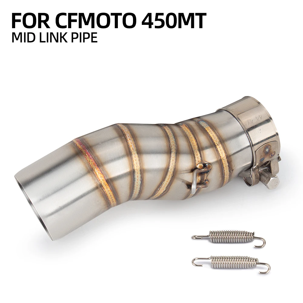 Tubo di scarico centrale 450MT per CFMOTO 450MT MT450 IBEX450 Euro 5+ E5 51MM, accessori moto adventure