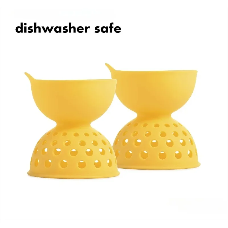 Good Grips Silicone Egg Poachers (Set of 2),Yellow