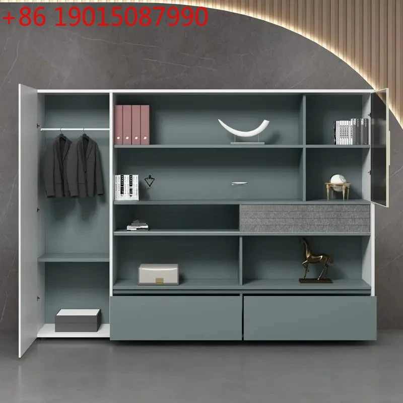 Premium Exquisite Boss Documentation Locker Office Wooden Filing Cabinet