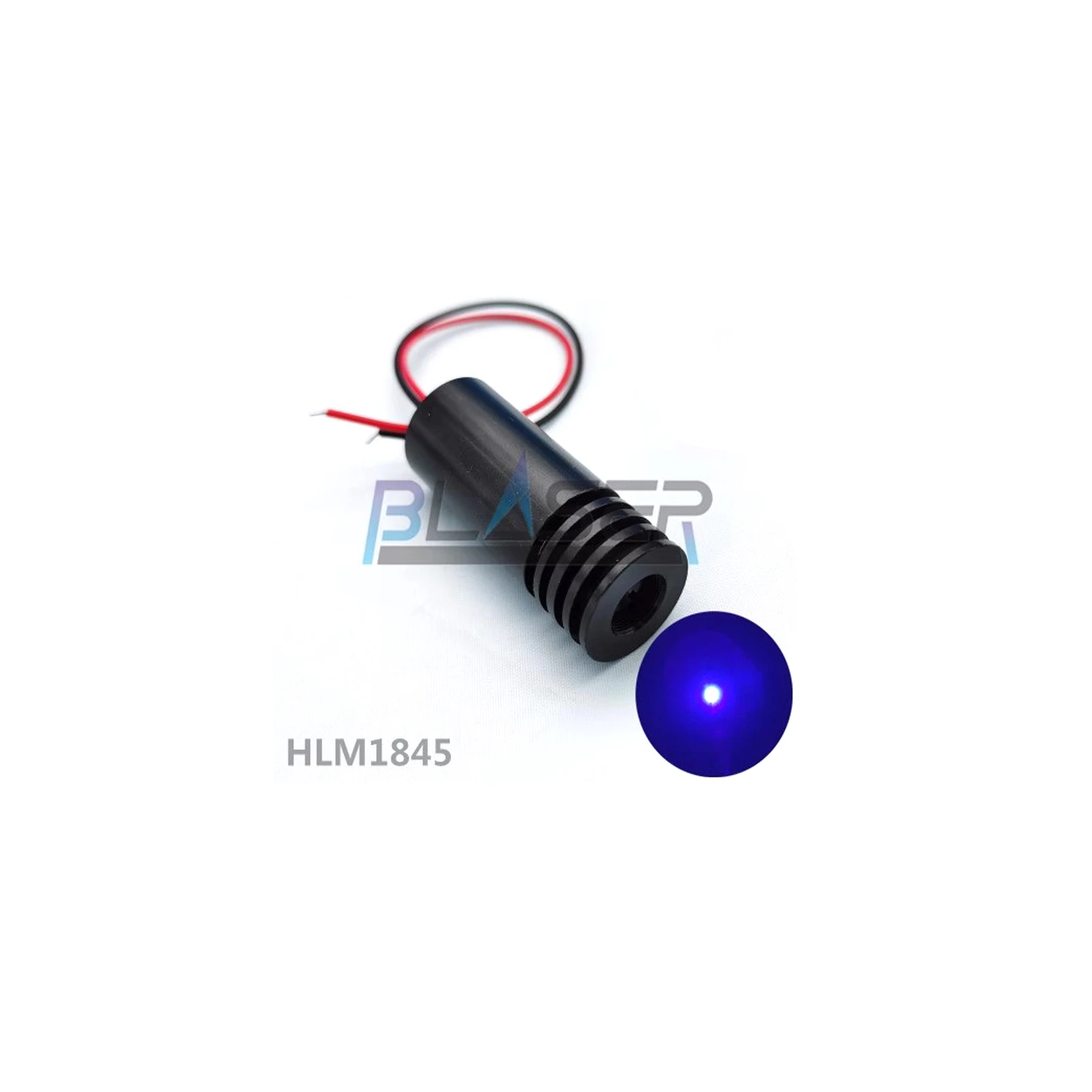 

450nm 80mw Dot Blue Laser Module 2.75-5VDC φ 18*45mm