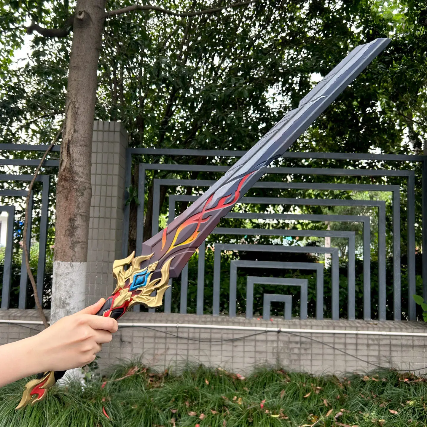 

Qianye·R Sword Game Honkai：Star Rail Cosplay Halloween Christmas Party Accessory for Comic Show