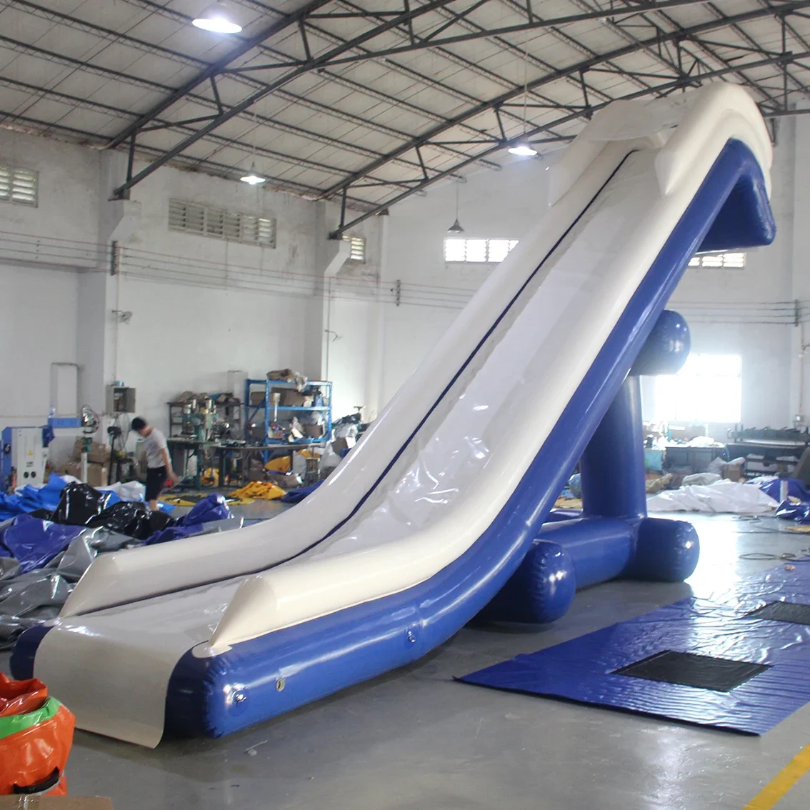 2026 Yacht Water Slide Inflatable Boat Slide Custom Floating Slide for Sea Lake and Private Yacht Outdoor Activitiespromote sale