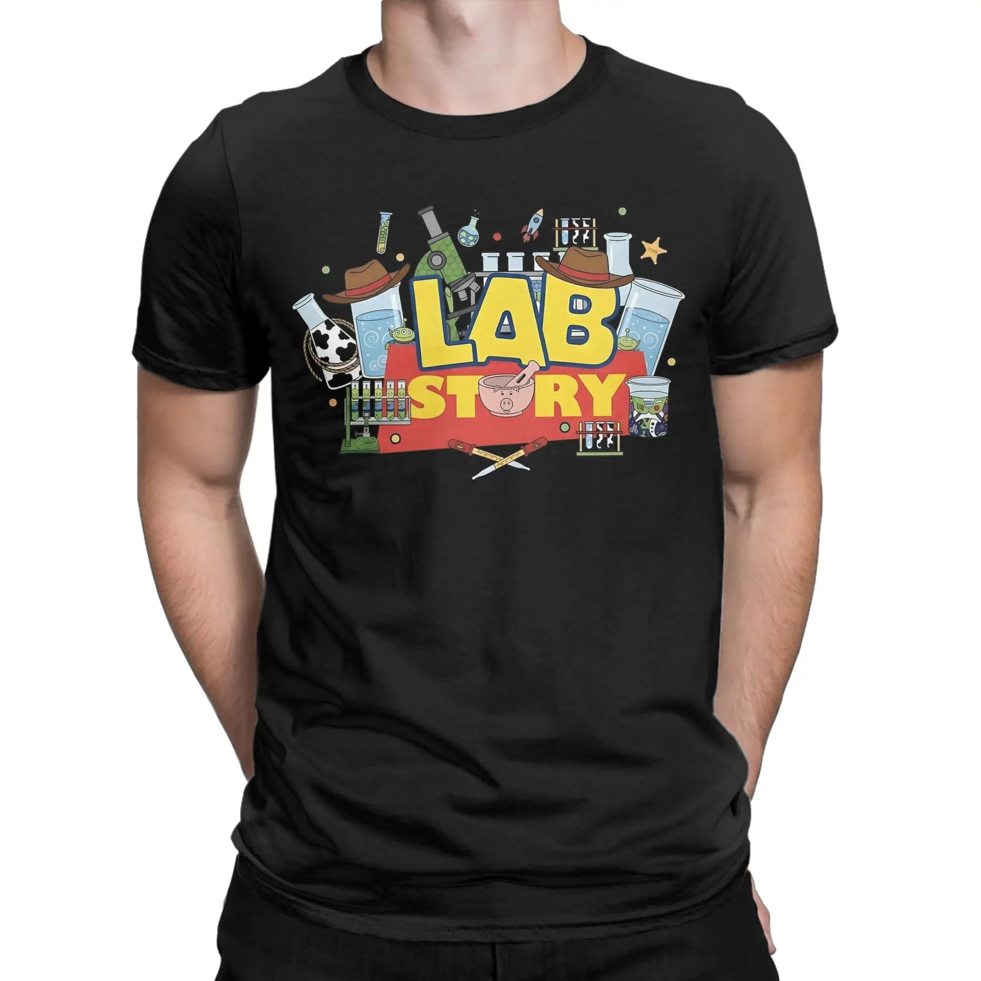 2026 Lab Week Medical Lab Technician Men T Shirts  Cool Tees Short Sleeve Round Collar T-Shirts Cotton Gift Clothing