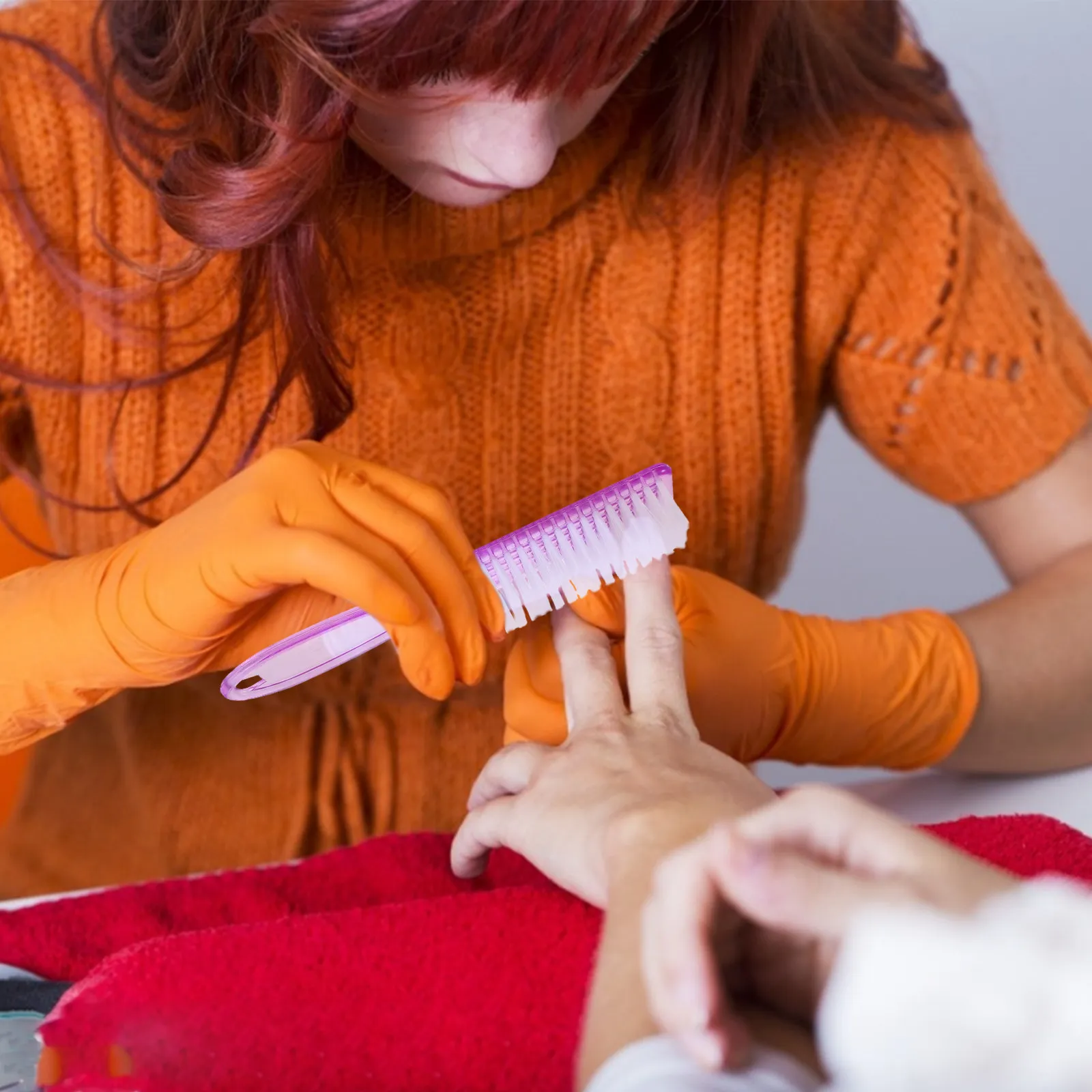 

Набор из 10 щеток для удаления пыли с ногтей: портативные многоразовые щетки для маникюра с удлиненной ручкой для салона и дома