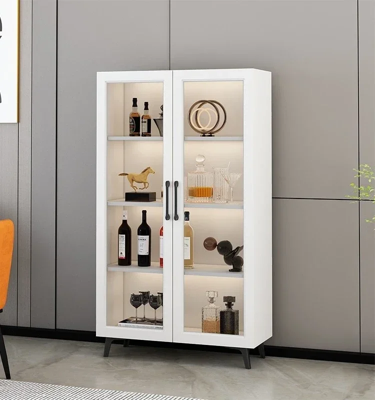 Height Side Cabinet Corner  Household Showcase Wine Locker Display