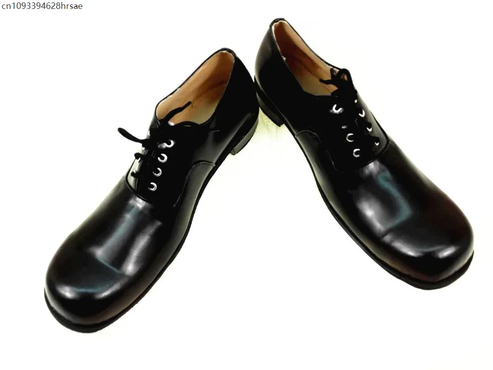 Chaussures Joker noires pour hommes, 34cm, chaussures de Clown, accessoires de Cosplay d'halloween, vêtements de Club amusants, mascarade, spectacle sur scène