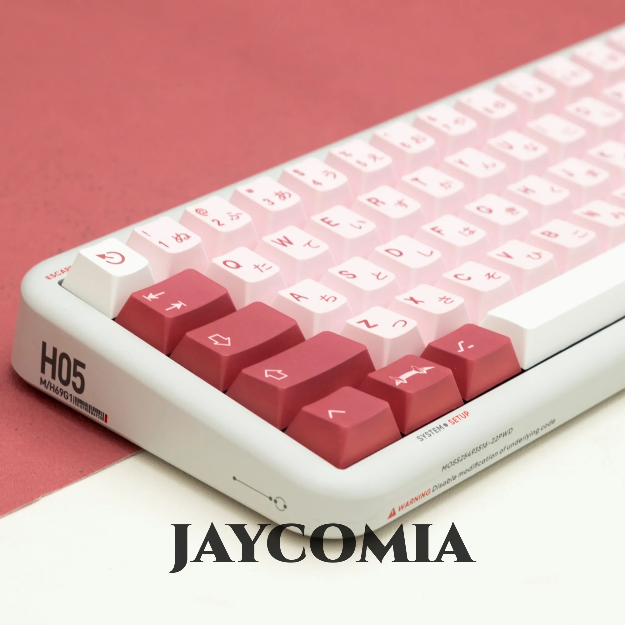 Imagem -04 - Pbt Keycaps Darling Cherry Profile Dye Sub Keycap para Jogos Teclado Mecânico Japonês 144 Teclas Personalizado Faça Você Mesmo Gk68 Tampões de Chave