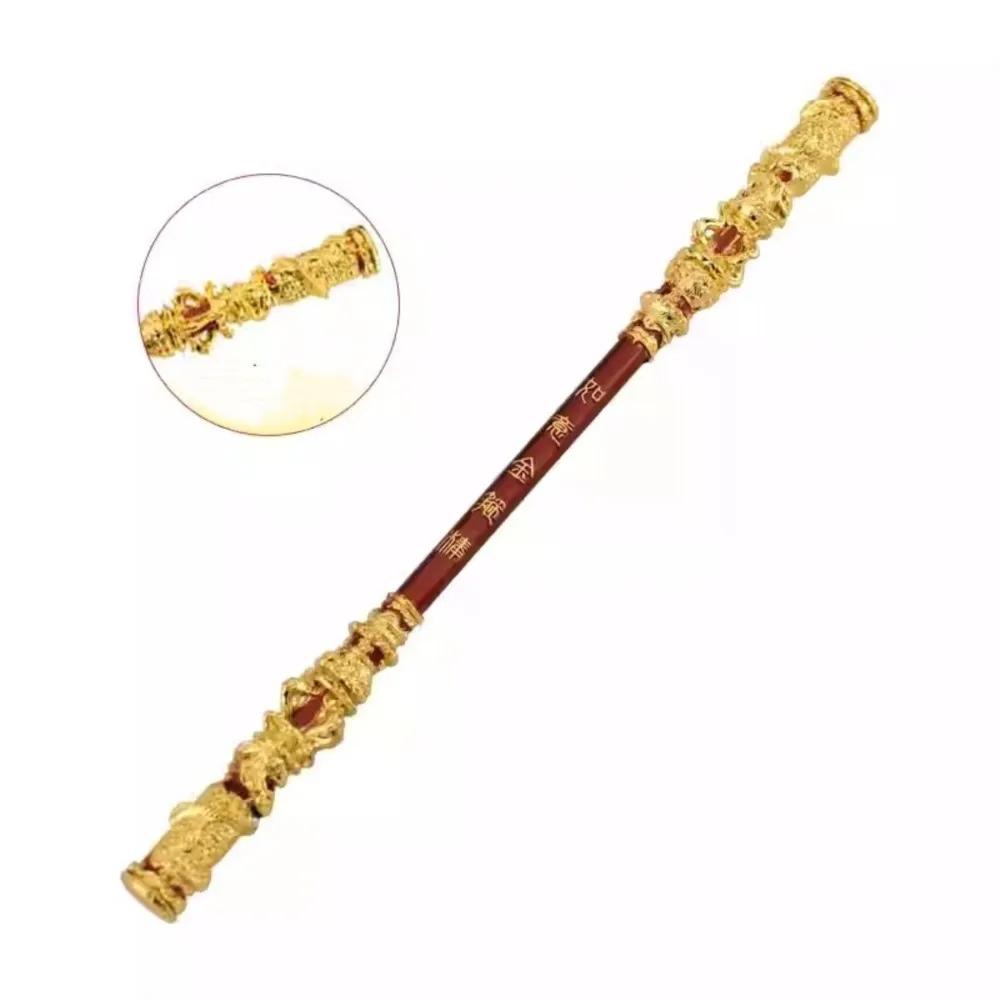 1 PC All Metal Weapon Black Myth WuKong Monkey King Bar MKB Iron Bar Mythical Golden Hoop Stick DieCast Alloy Handmade Ruyi Toys