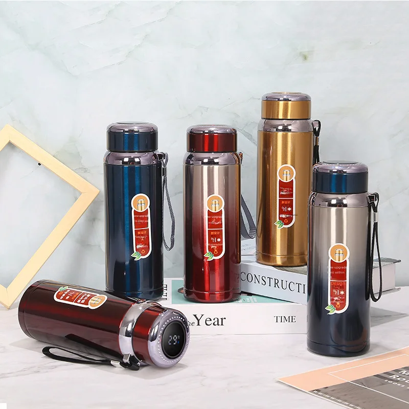 

Новый вакуумный термос из нержавеющей стали 316, большая емкость, портативная чашка для воды для бизнеса и офиса с спортивным чайником на открытом воздухе Garrafa