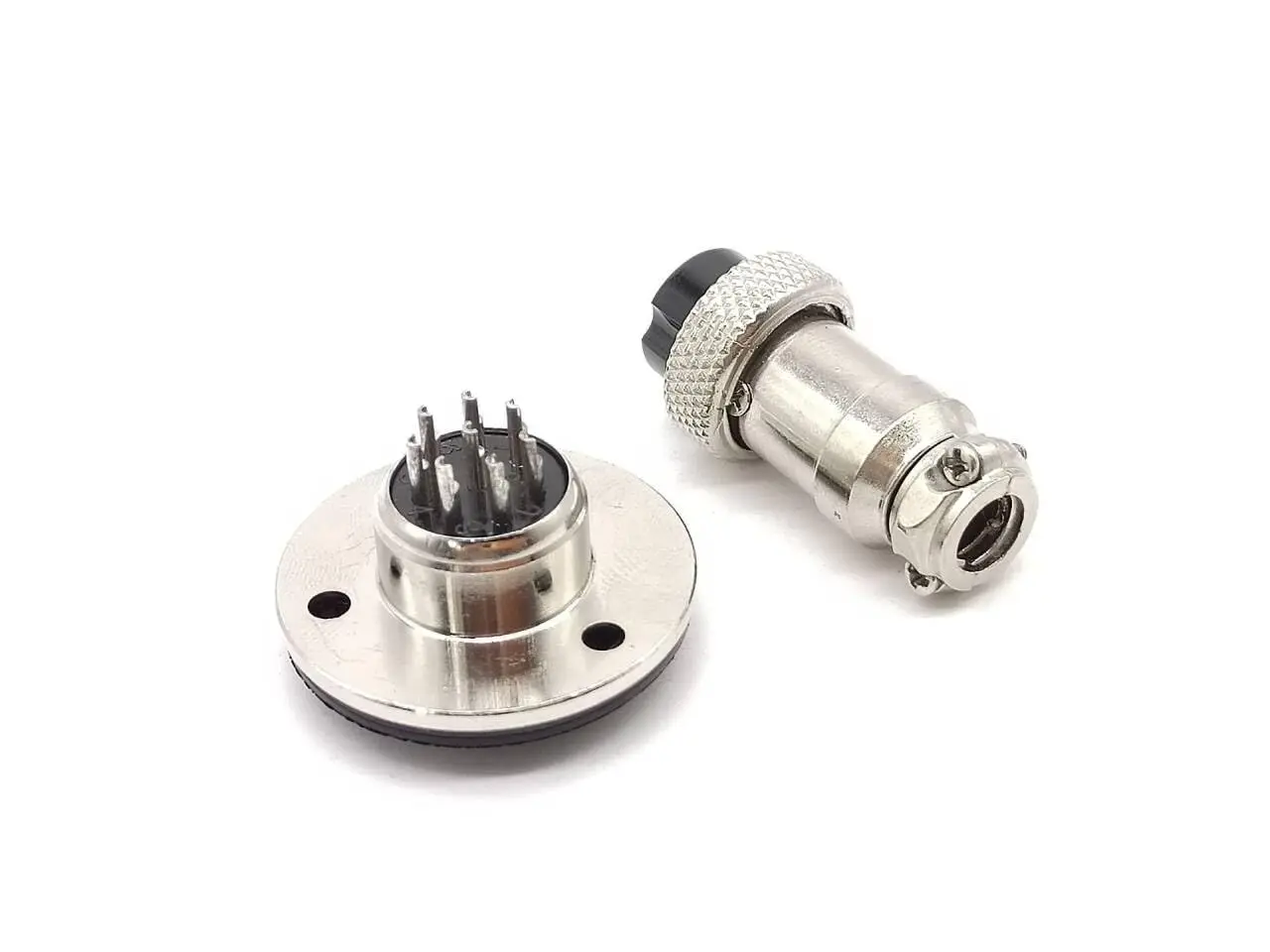 GX16-8P Male Female Connector Round Metal Aviation Plug and Socket