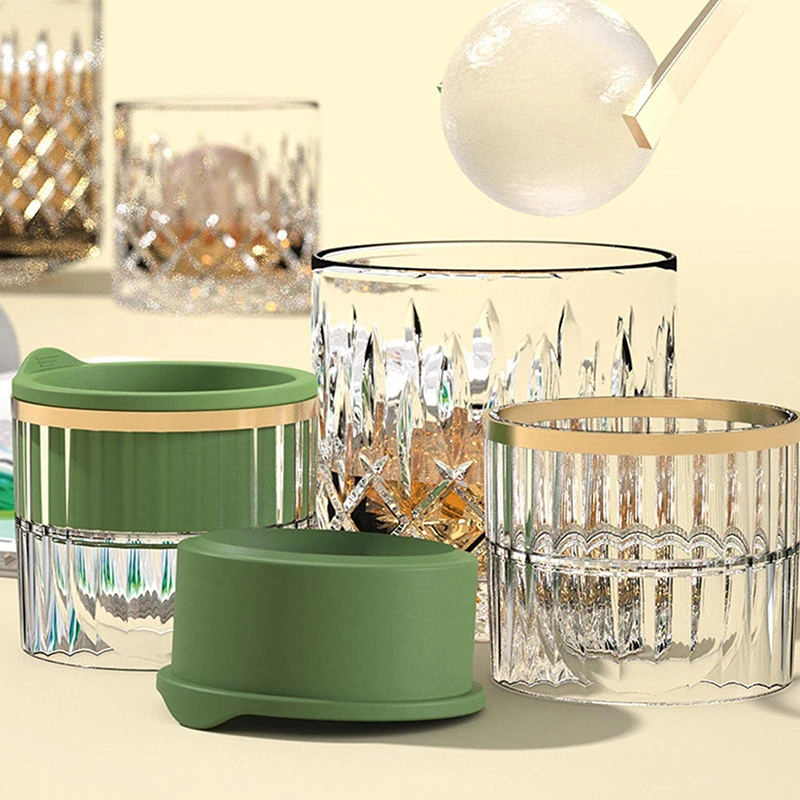 

Ice Cube Mold Food-Grade Household Ice-Making With Cover Round Ice Tray Bar Ice Hockey Box Large-Capacity Spherical Ice Maker
