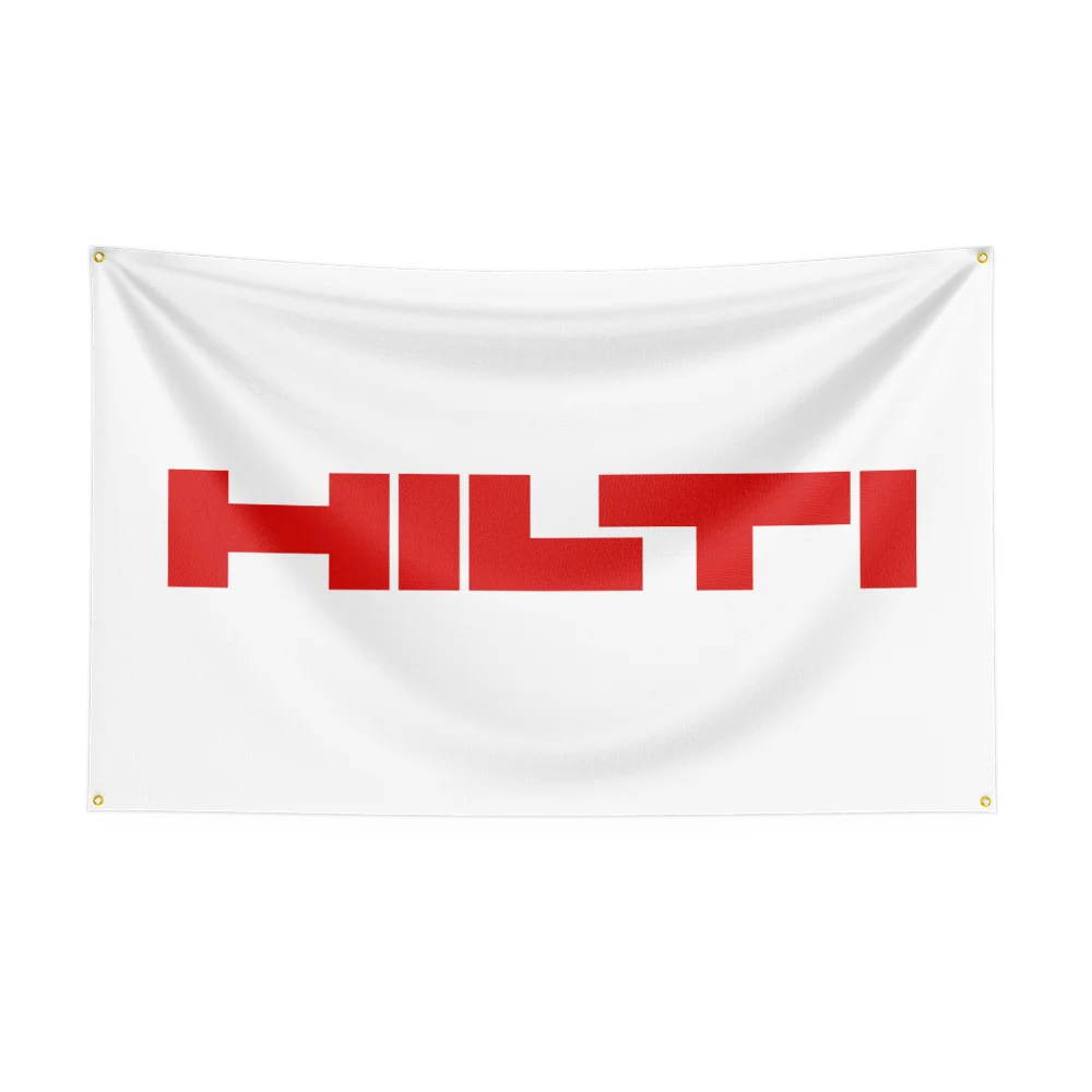 H-HILTIS Flag Banner HD Printing Exhibition Garage Background Wall Tapestry Bedroom Decoration