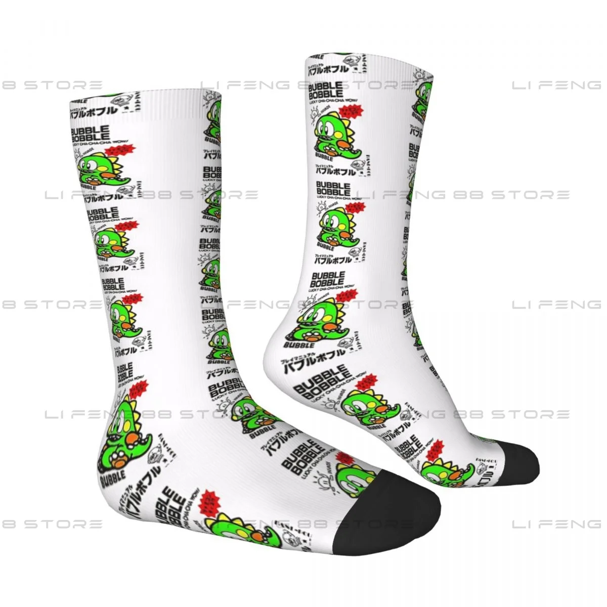 Bubble Bobble Japanese Unisex Winter Socks Warm Happy Socks Street Style Crazy Sock