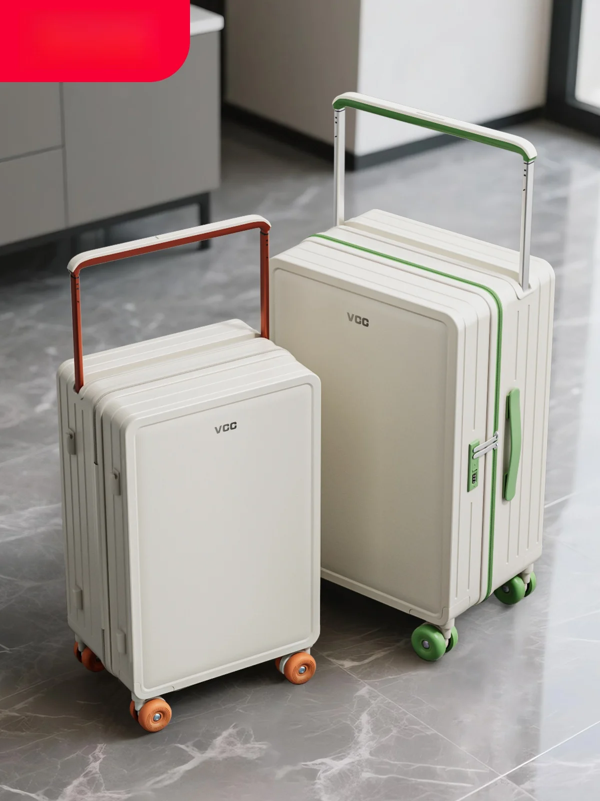 

Large Capaci Thiened 24 Inch Lage Bag for Travel Faionable Wide Pull Rod Suitcase ex Password Lo Carry-On Bag