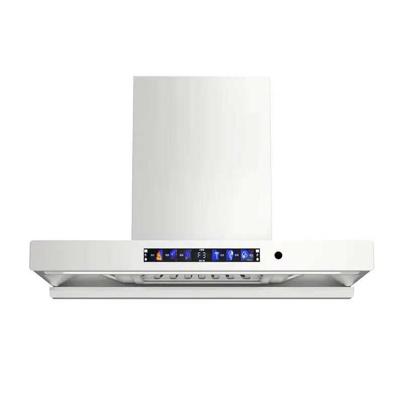 เครื่องดูดควันแบบติดตั้งบนเคาน์เตอร์ รุ่น Z Z ดีไซน์ทรงตัวที สีขาว สำหรับครัวเรือน ดูดแรง ขนาดใหญ่