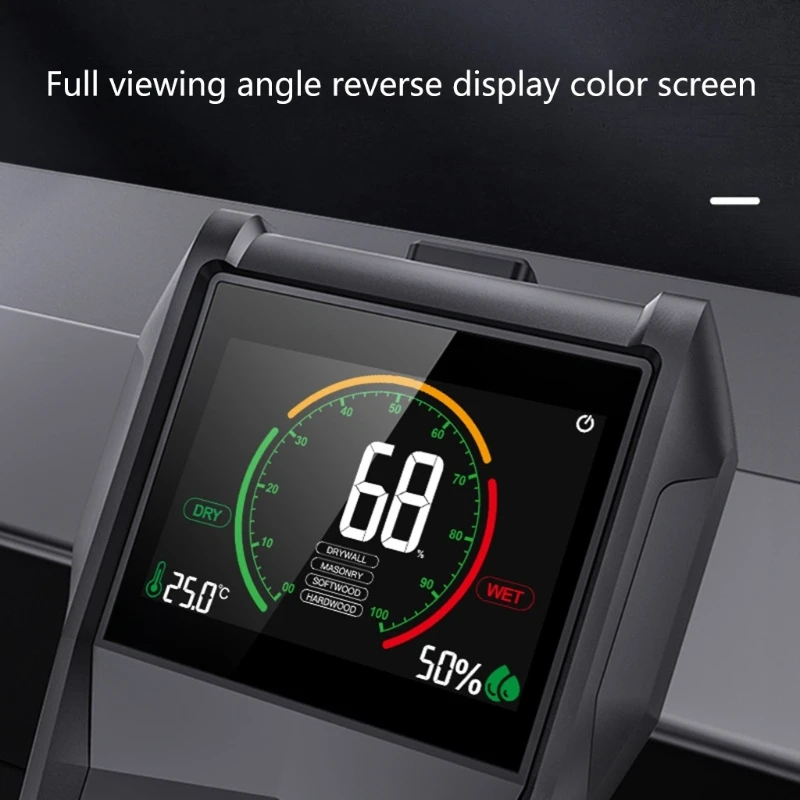Moisture Meter for Wood Digital Water Leak Detector Water Content Testing Tool
