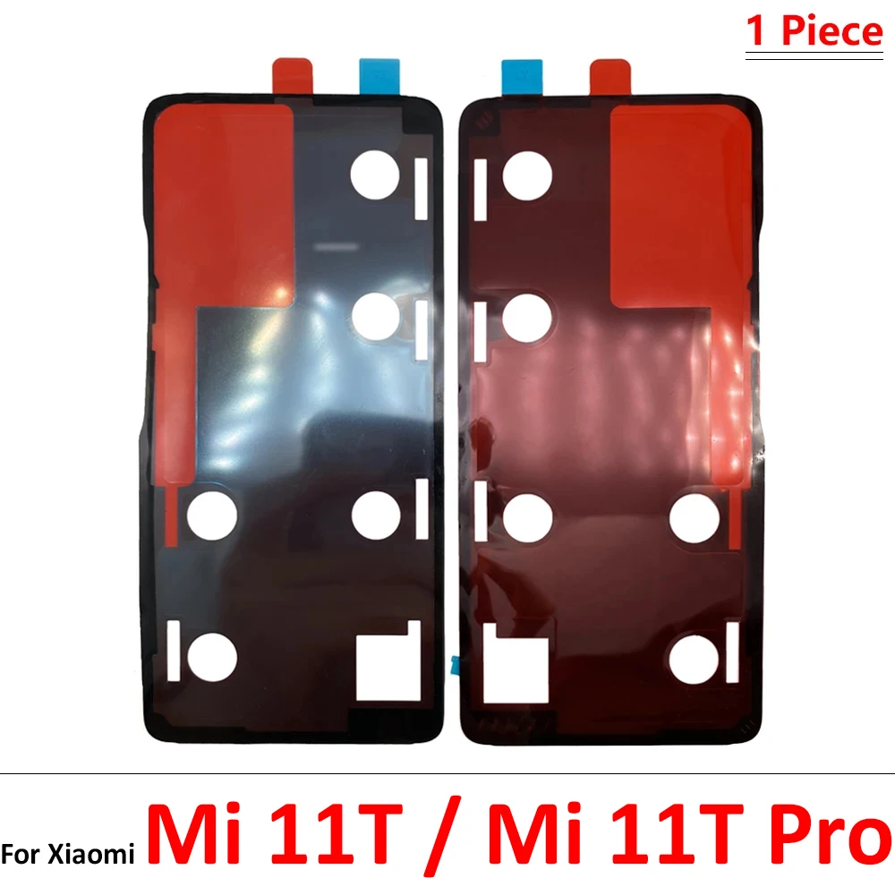 Adesivo adesivo para tampa de bateria, tampa traseira, fita adesiva, Xiaomi Mi 8, 9, 9T, 10, 10T, 11, 11T, 12 Pro Lite, nota 10 Lite, novo