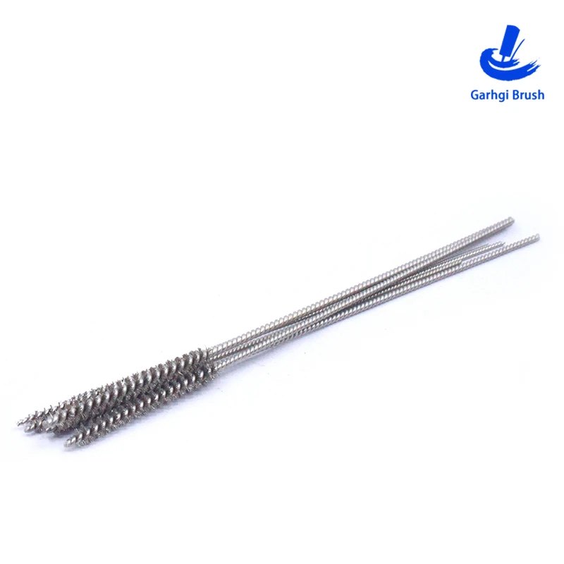DIY فرش الحفر φ1.5-6mm الفولاذ المقاوم للصدأ سلك أنبوب فرشاة ل ID إزالة الأزيز تلميع تنظيف إزالة الأوساخ #4