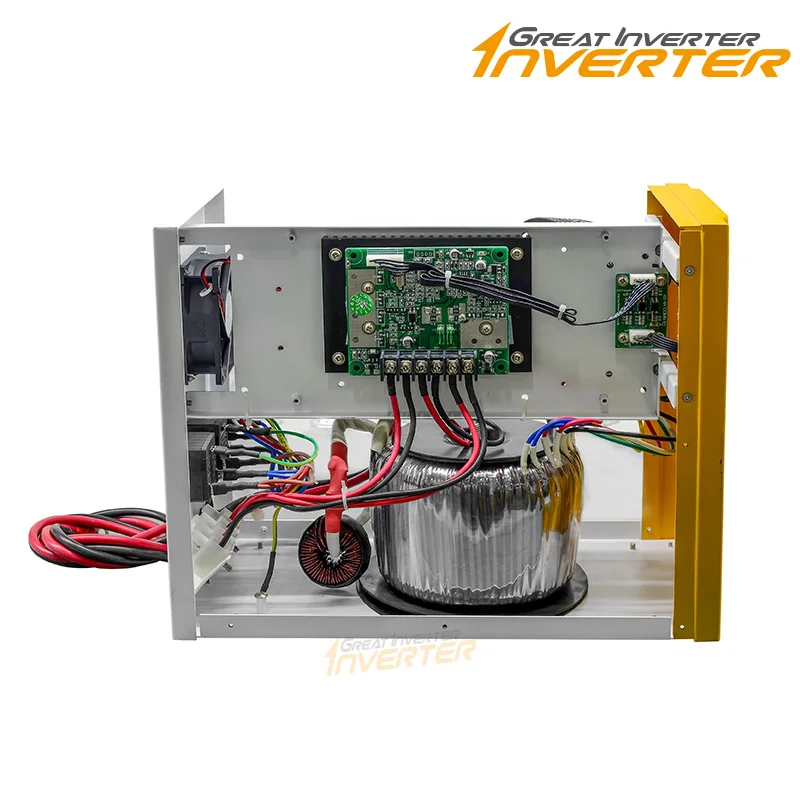 Imagem -05 - Mppt Pwm Pwm Inversor de Onda Senoidal Pura 12 24v dc para 110v 220v Corrente de Carga ac 020a Casa Ajustável Inversor Móvel Ups 700w