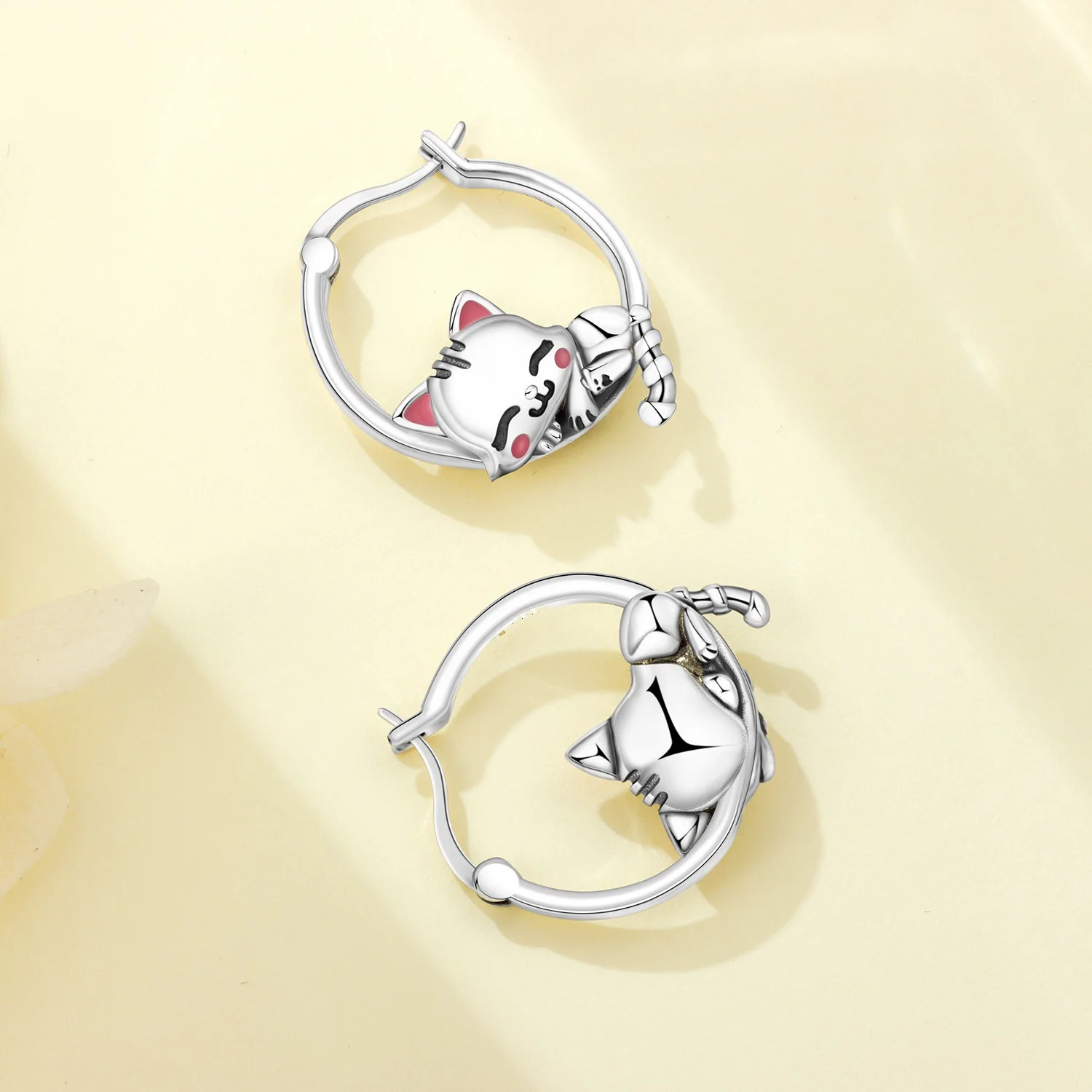 Silver Plated Koala Fit Earrings Women Drop Earring For Anniversary Wedding Jewelry Gifts view 2