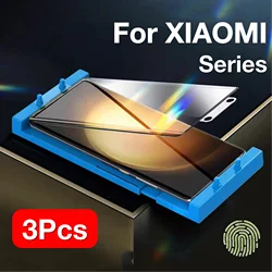 3Pcs For Xiaomi Mi 15 14 13 12 11 10 Pro Ultra Mi14 Mi13 Redmi Note 13 14 Pro Plus Screen Protector with Kit ,Not tempered glass
