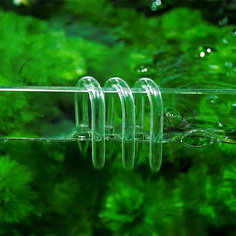 Aquarium Air Pump Fittings, 5‑Pack U‑Shaped Acrylic Pipe Connectors