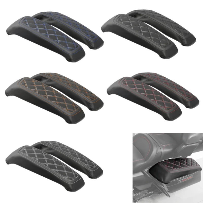 

Motorcycle Saddlebag Lid Covers For Harley Touring CVO Street Road Electra Glide 2014-2024 2020