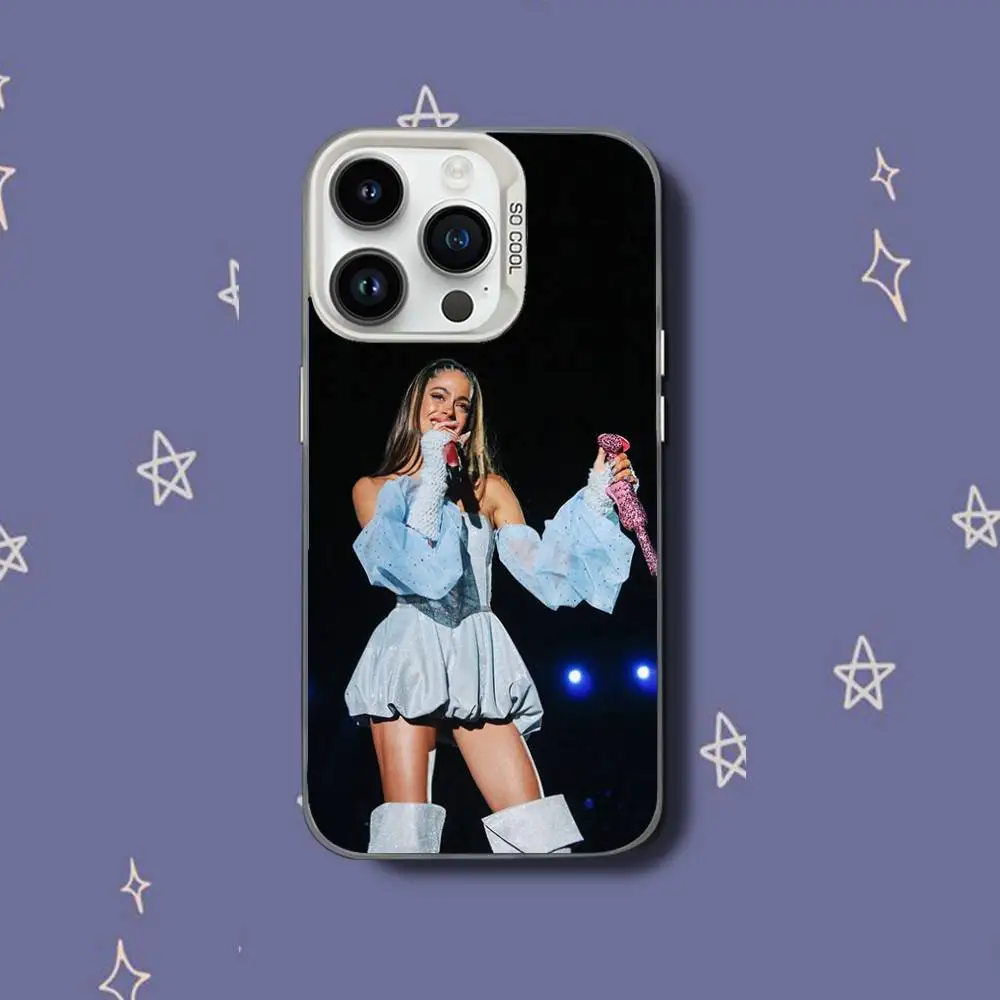 Martina Stoessel T-TINI Phone Case For iPhone 17,16,15,14,13,12,11,Pro,XS,Max,Plus,Mini,SE White Candy Matte Shockproof Cover