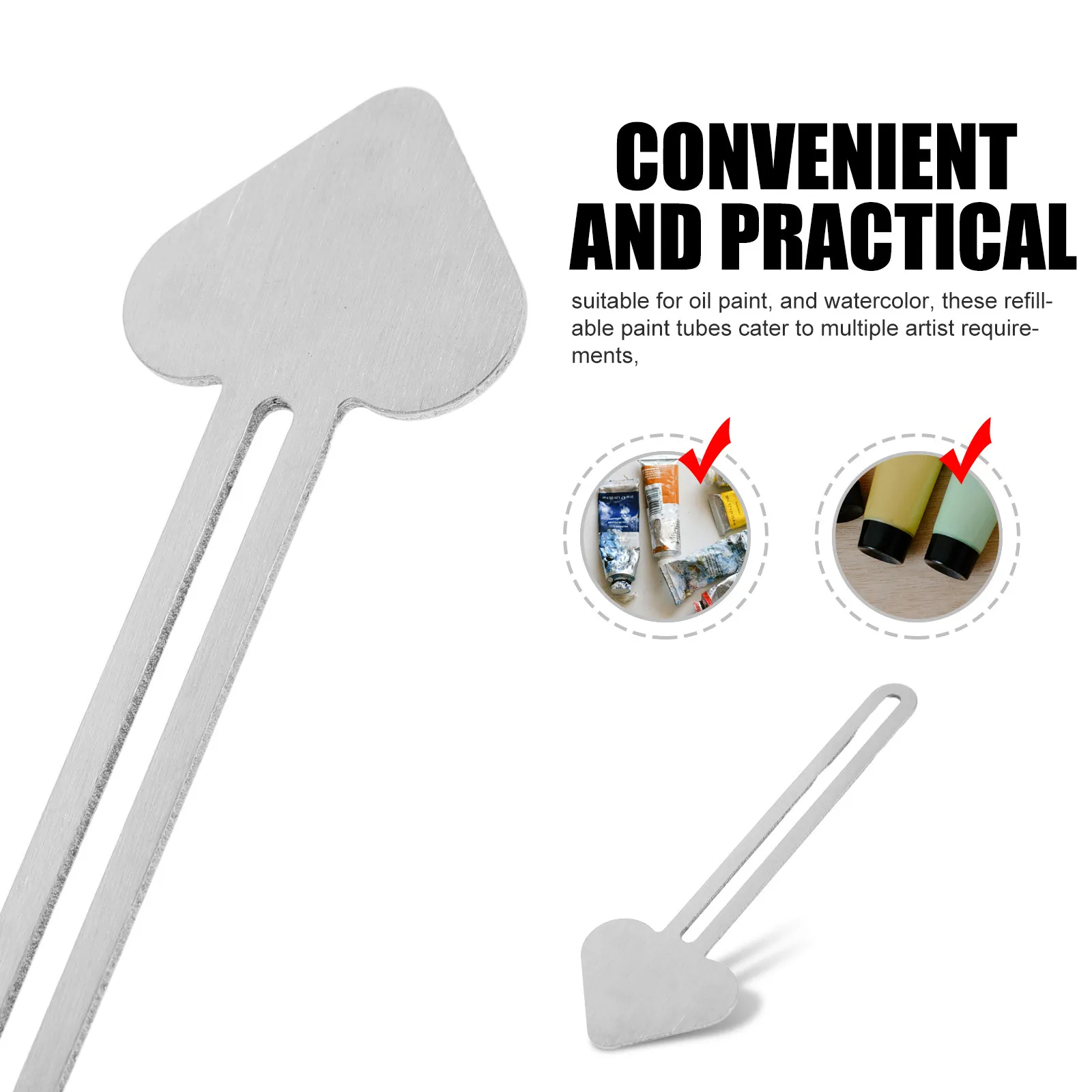4Pcs Art Paint Tube Squeezer Metal Pigment Squeezer Hand Tube Roller for Efficient Color Extraction Studio Painting Outdoor Art