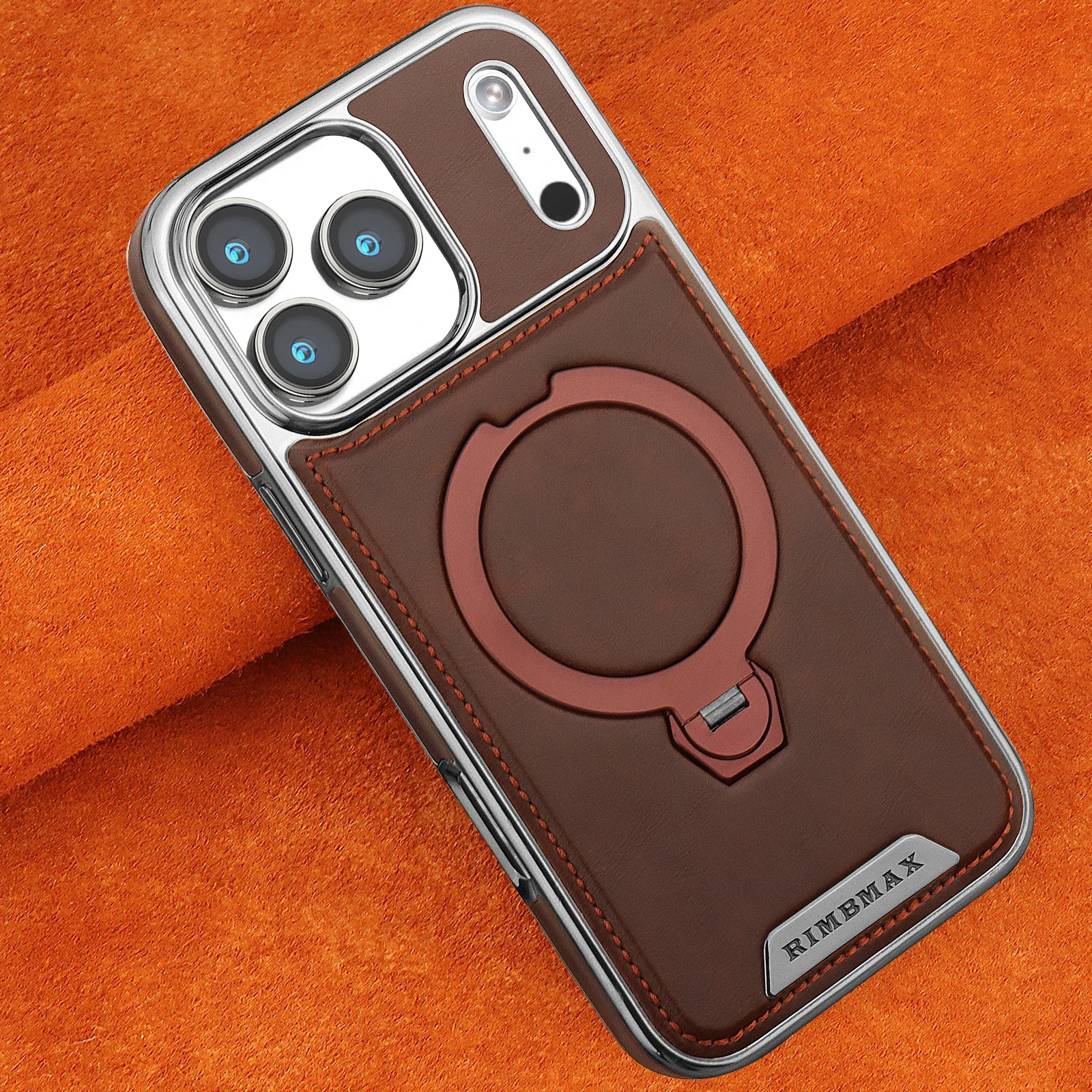 Luxuriöses Business-Leder 360 °   Drehbare Handyhülle, für iPhone 18 17 16 15 14 Pro Max Plus 17Air Schutzhülle aus Leder