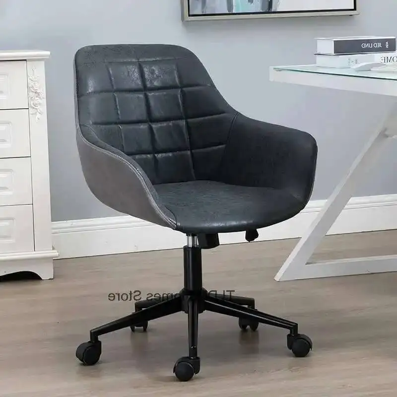 Luxury Office Furniture Computer Chair Home Desk Learning Office Chair Lifting Backrest Rotating Lift Light Swivel Office Chairs