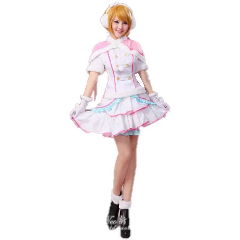 Custom Made Lovelive Snow Halation Hanayo Koizumi Cosplay Costume Uniform Halloween Suits Carnival Clothes Anime Outfit Big Size