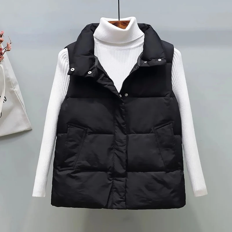 

Winter Coats Sale Trend Coat Lightweight Padded cotton Vest Jacket for Women Ultra Light cotton Sleeveless Vests Jacket Woman