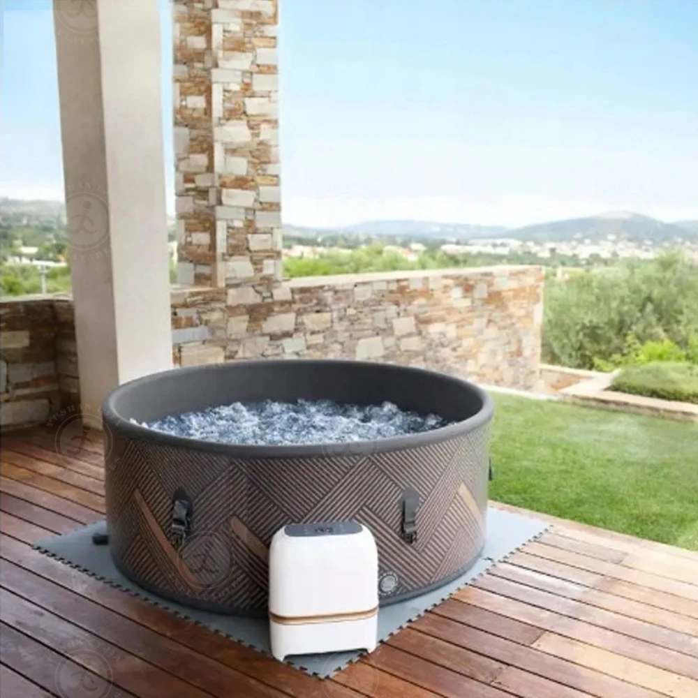 

For Hot Sale Portable Inflatable Hot Tub Outdoor Spa Hot Tub Round Shape Jacuzzi Outdoor Spa m