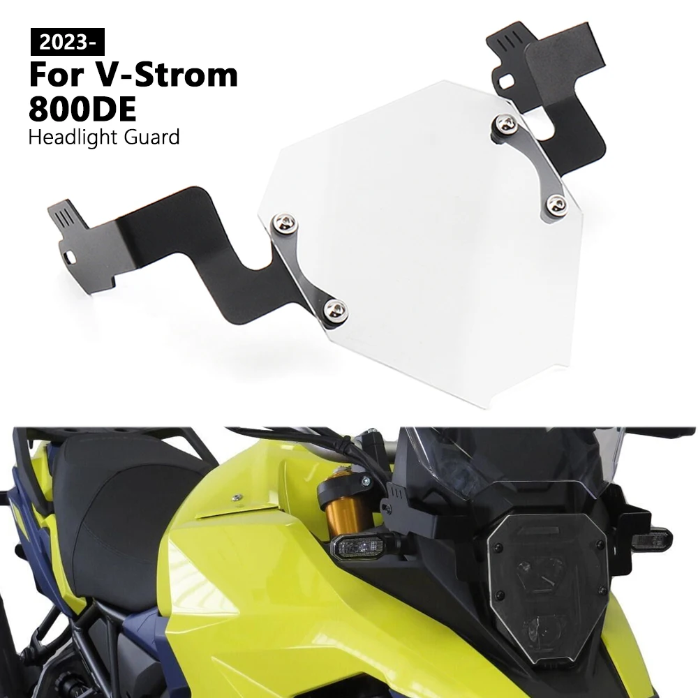 New Motorcycle Acrylic Headlight Head Light Guard Protector Cover Protection For Suzuki V-Strom 800DE V-STROM 800 DE