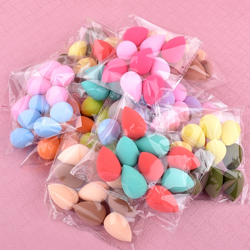 7Pcs Mini Beauty Egg Makeup Blender Cosmetic Puff Makeup Sponge Cushion Foundation Powder Sponge Beauty Tool Make Up Accessories