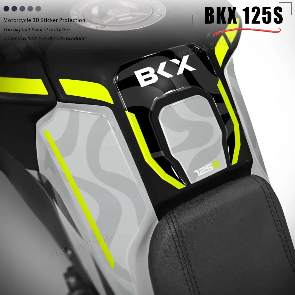 For BKX125S Stickers Benelli BKX 125S 2026 Motorcycle Accessories Fuel Tank Pad 3D Epoxy Stickers Protection Kit