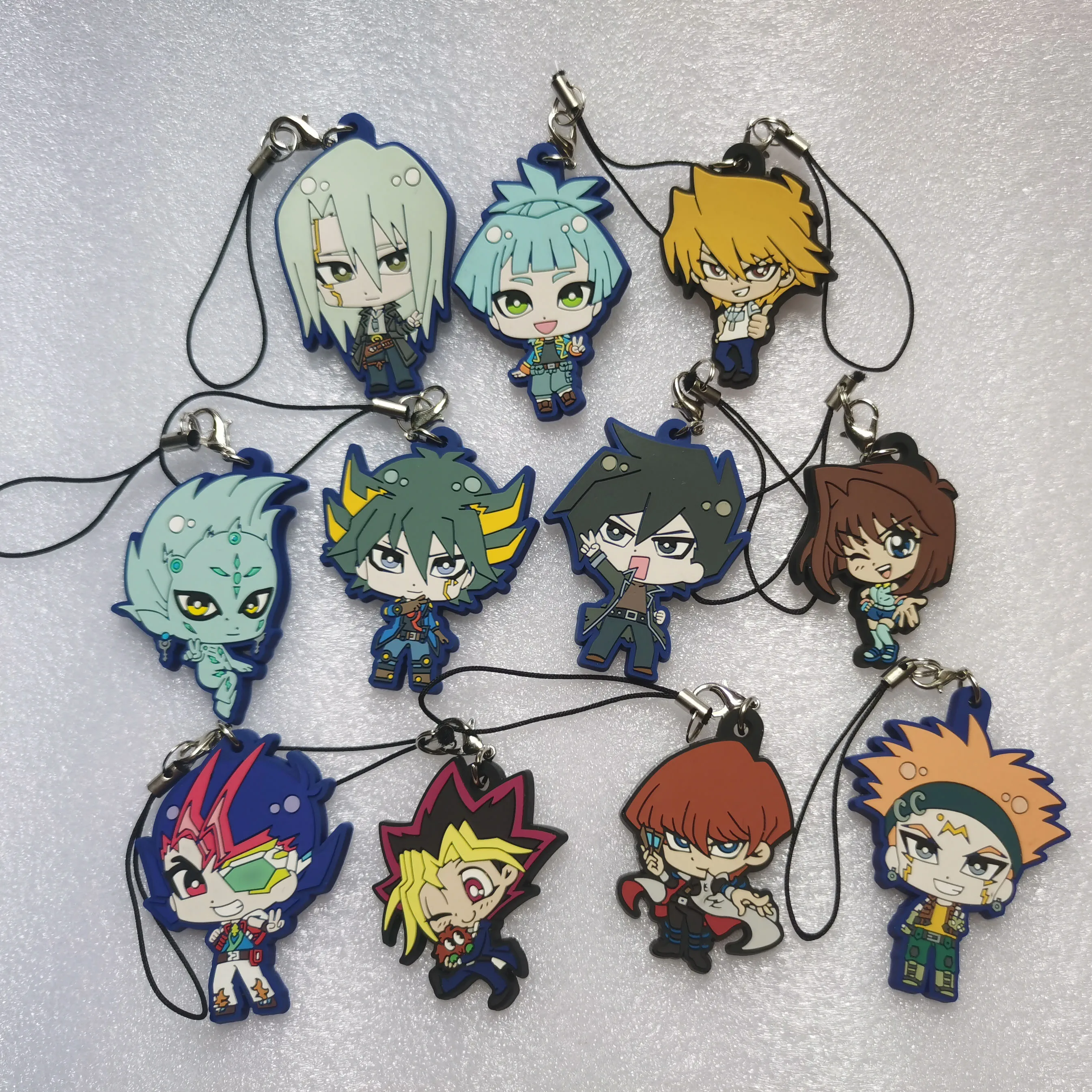 Yu-Gi-Oh! ARCV ZEXAL 5DS Figure Toy Yugioh Black Magician Girl Yugi Muto Seto Kaiba Ryo Bakura Yusei Fudo Keychain Pendant Toys