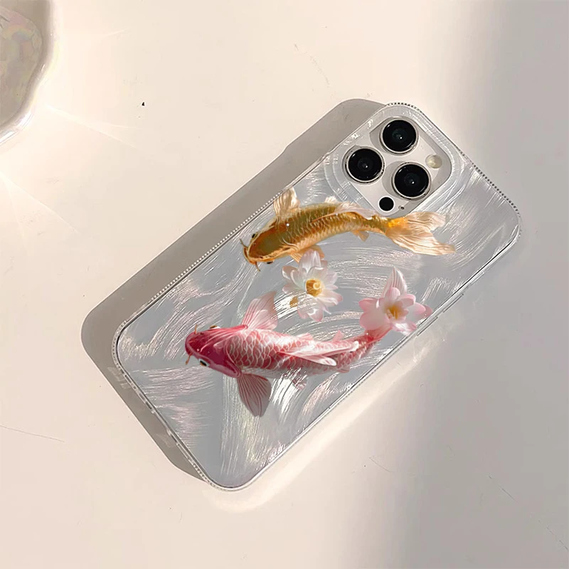 Golden Lotus Koi Phone Case for Samsung Galaxy S & A Series