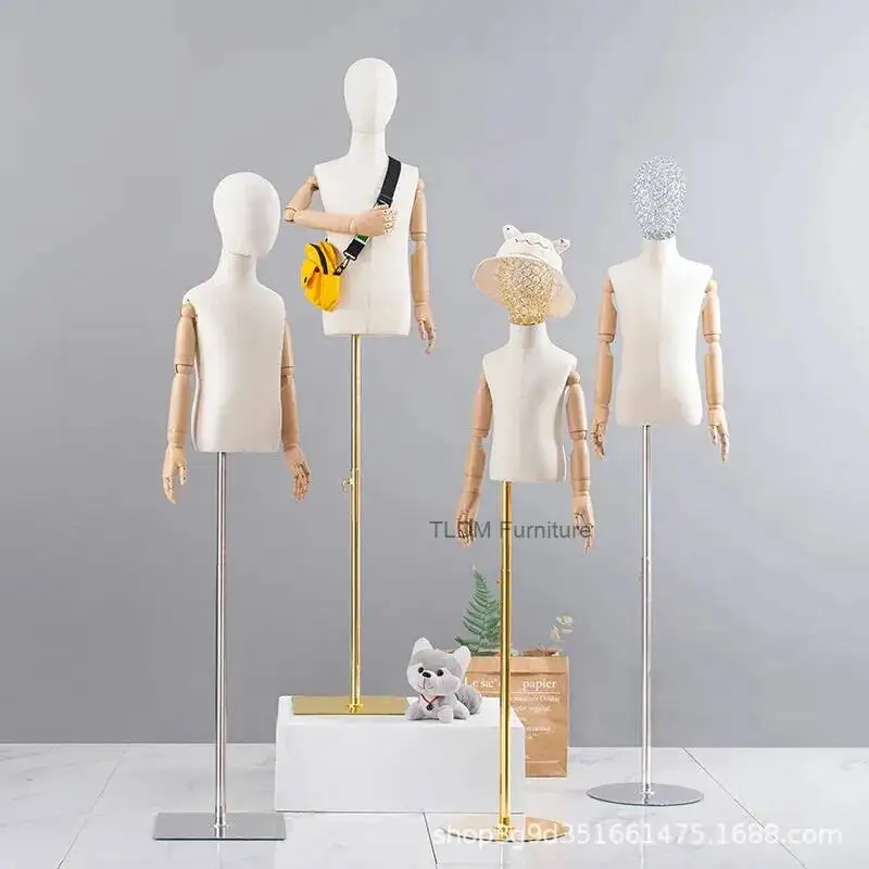 

Манекен современный простой для детской одежды, подставка для витрины магазина, креативный реквизит для демонстрации детской одежды и швейных принадлежностей FYMQ