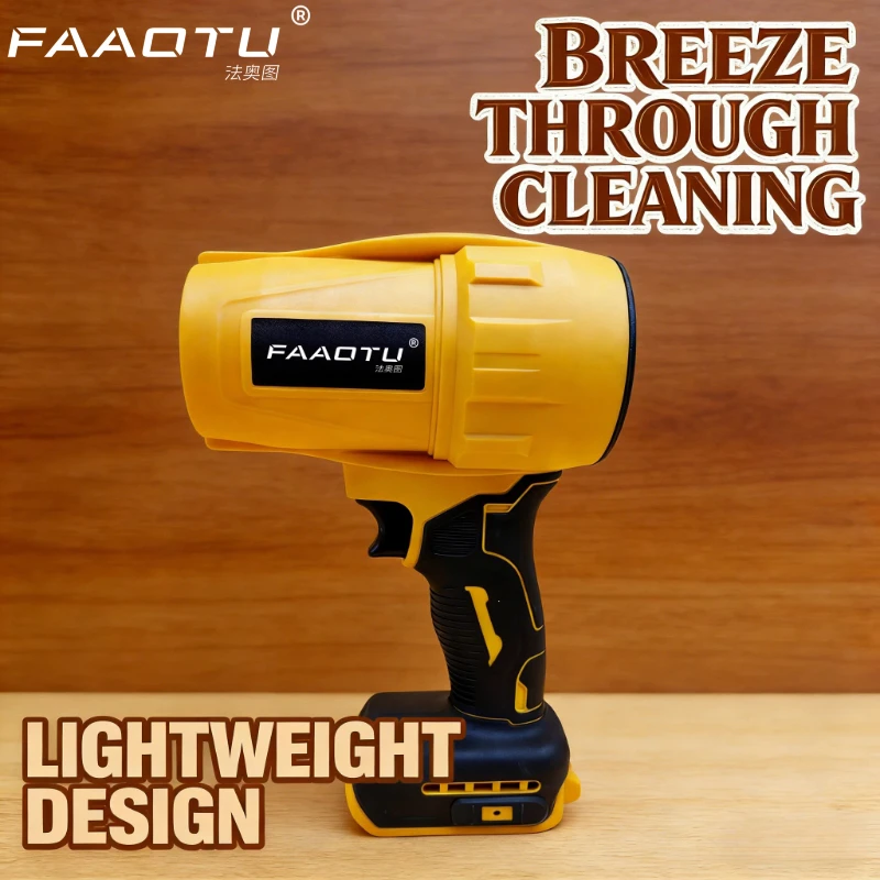 FAAOTU 20V Cordless Blower, Same Power as DW for Cleaning & Dust Removal Compatible with DW batteries NO battery