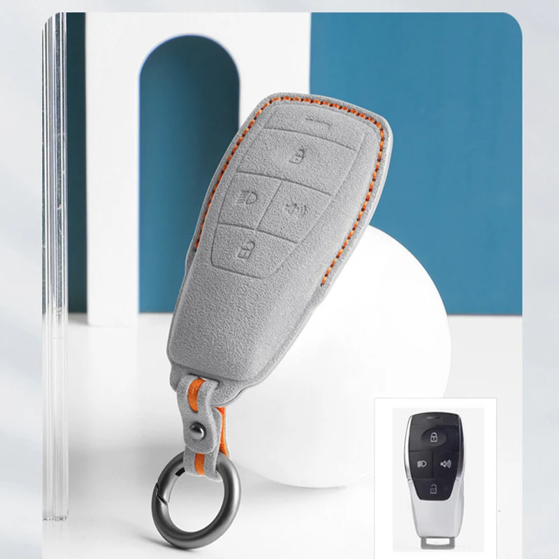 

Car Key Case Cover Shell Fob for Baic BJ40 BJ60 BJ80 X7 Car Remote Key Bag Protective Accessories for Beijing Automotive