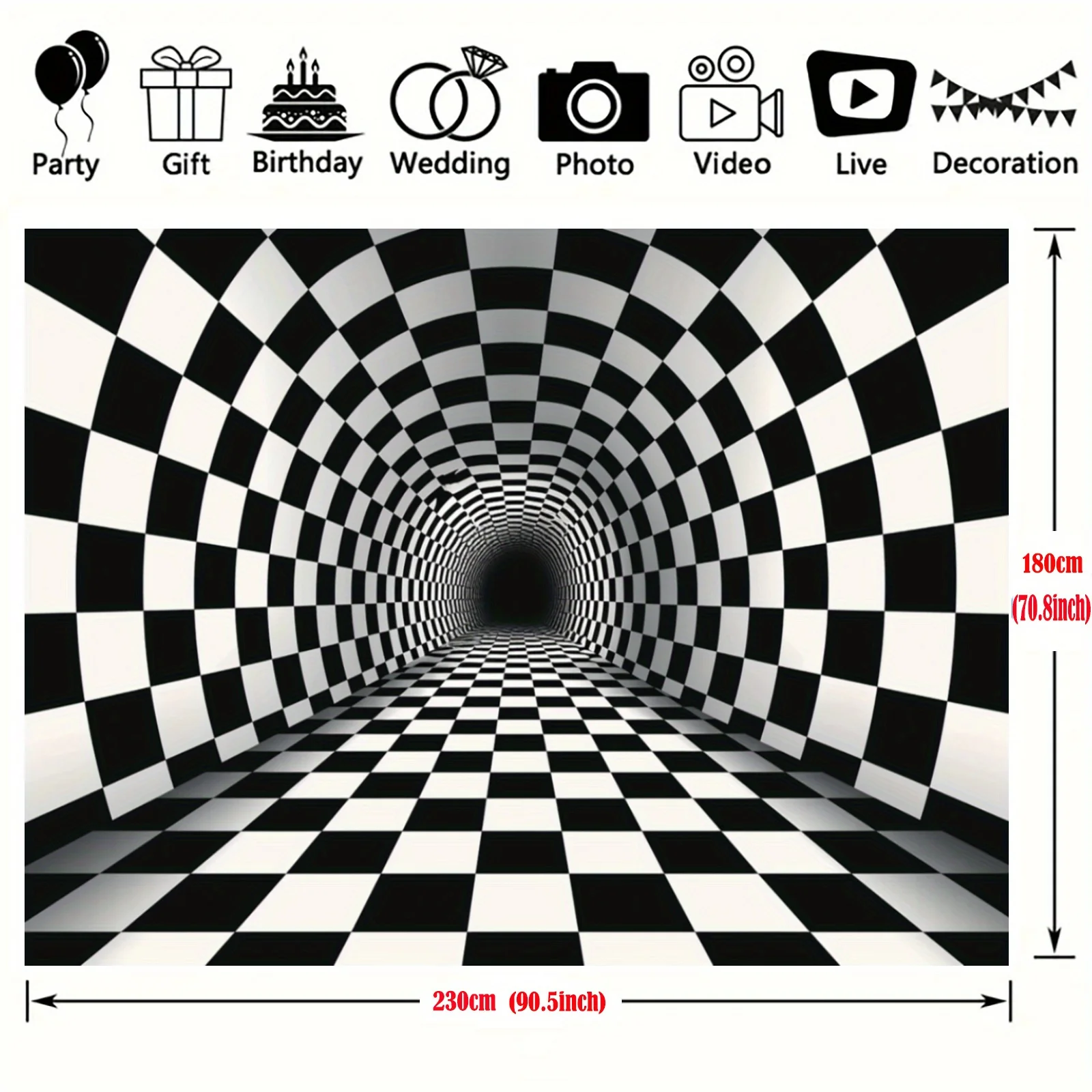 1 tela de fondo de túnel a cua - Home Office Background reseña y precio