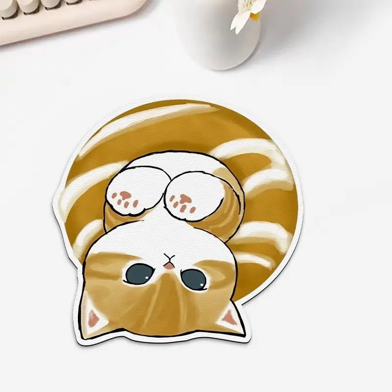 

Mofusand Cute Cartoon Desk Decor Ornament Non Slip Desk Pad Office Laptop Mouse Pad Large Waterproof Desktop Mat Home Office