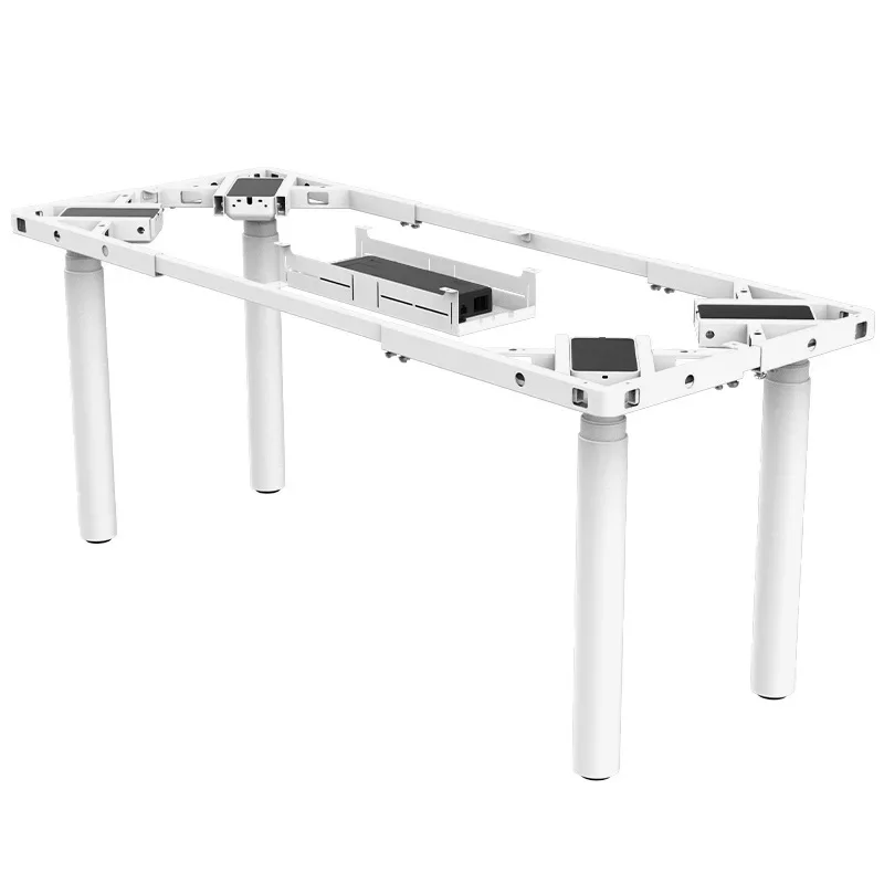 إطار طاولة رفع كهربائي F4Y بأربعة محركات وأربعة أرجل طاولة من الخشب الصلب إطار طاولة كبير من الدرجة الأولى بلاطة صخرية كبيرة الحاملة #1