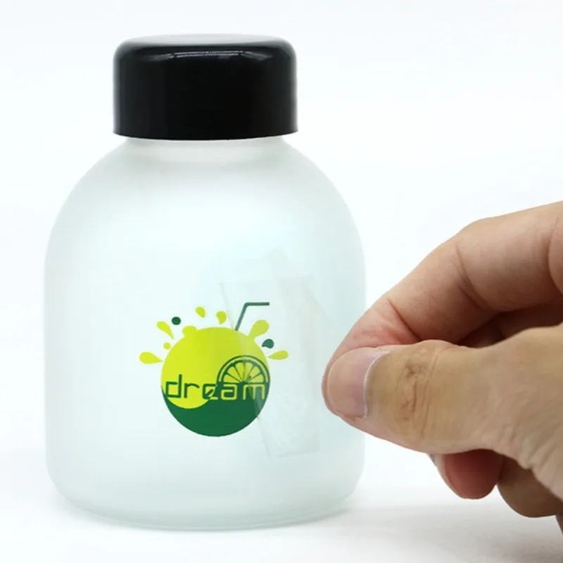 5cm 300 Pcs Waterproof Crystal Sticker Custom Logo Text Sticker Outdoor Car Window Water Bottle Decoration