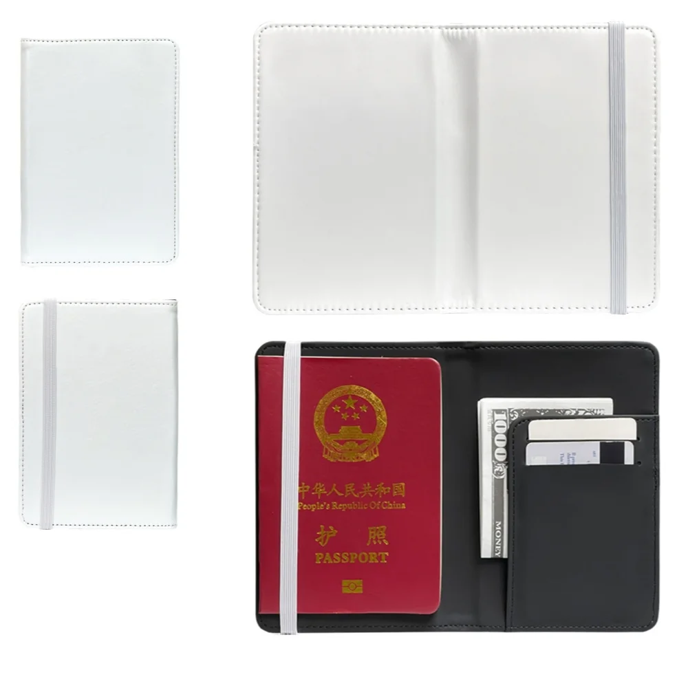 10 Pack New Color Thermal Sublimation Passport Holder Large Capacity Multi-card Passport Bag Convenient Card Holder