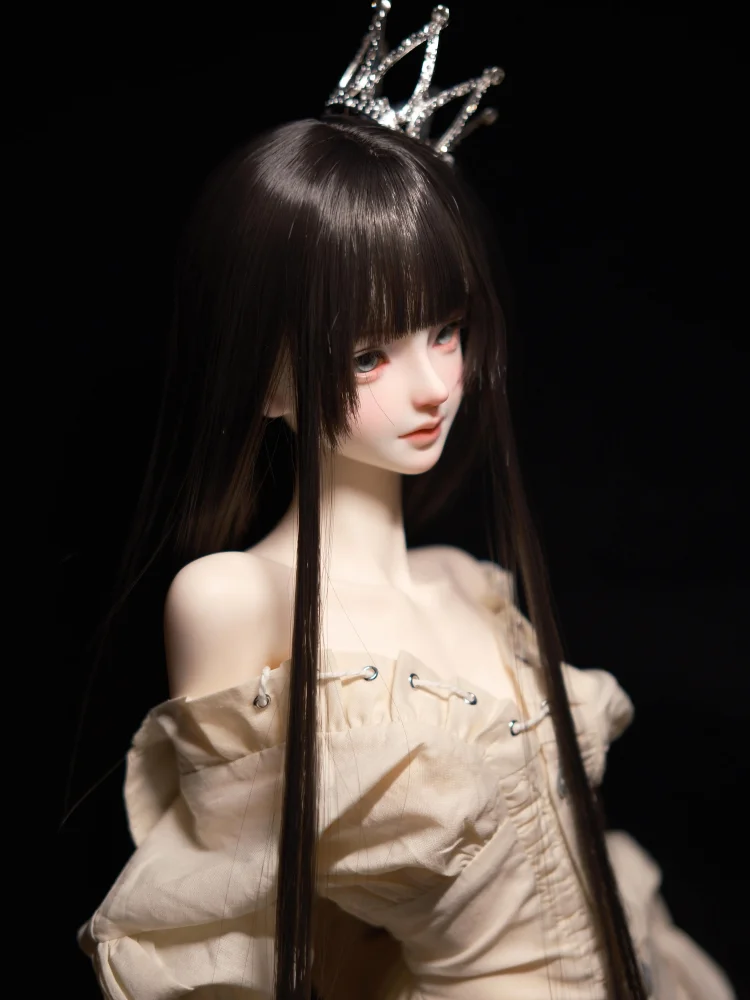 Ropa de muñeca BJD para muñecas ID75, camisa blanca, negra y roja, accesorios de ropa para muñecas (solo camisa sin muñeca), 1/4